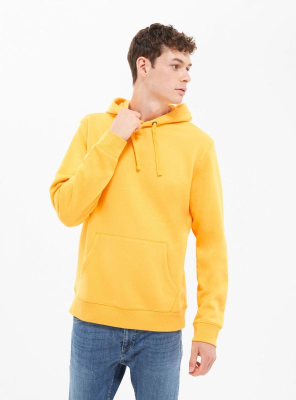 Basic hoodie yellow