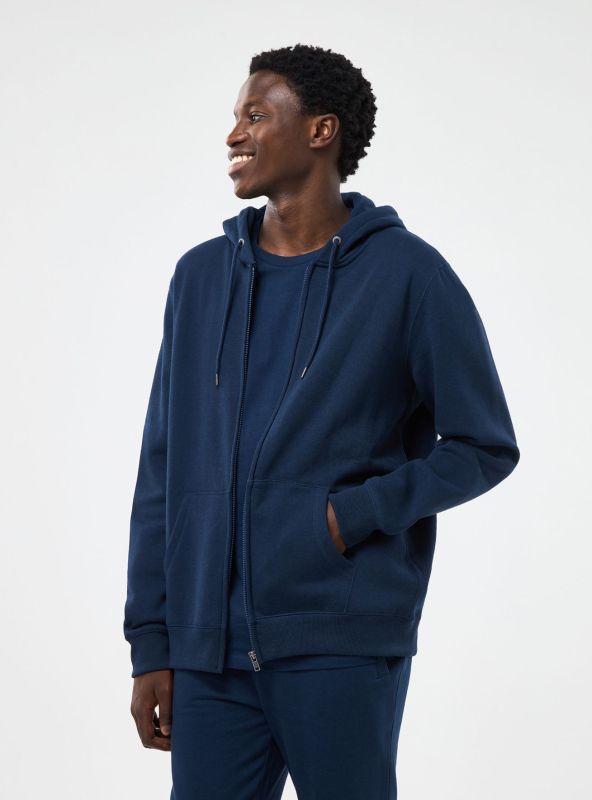 Plain hoodie blue