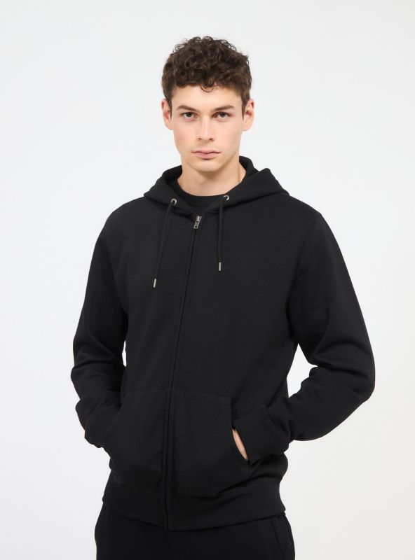 Plain hoodie black
