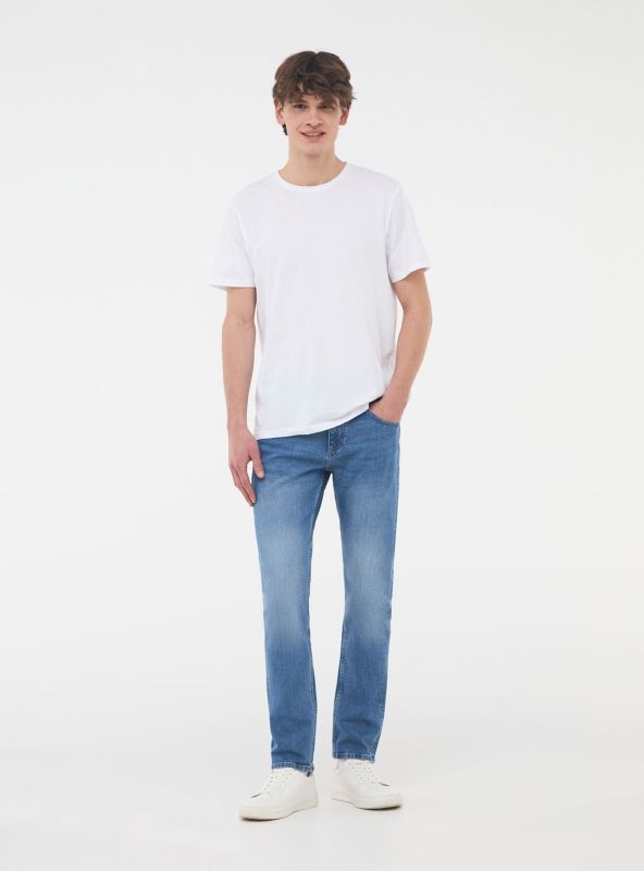 Straight-leg jeans blue