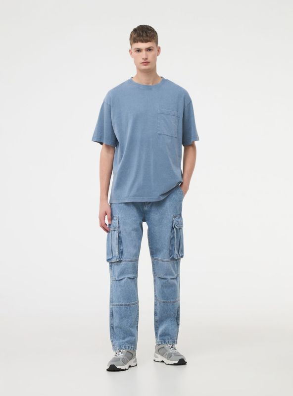Cargo jeans blue