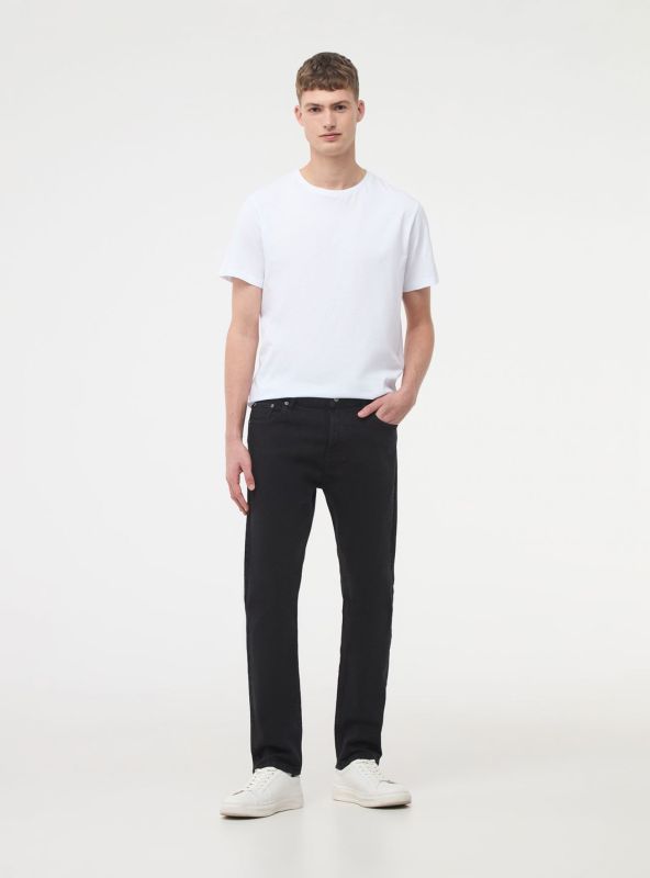 Plain trousers black