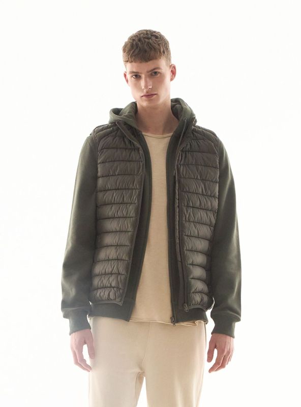 Quilted jacket "100 grams" sleeveless olive